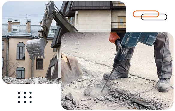  Mijel Bau beim Rueckbau